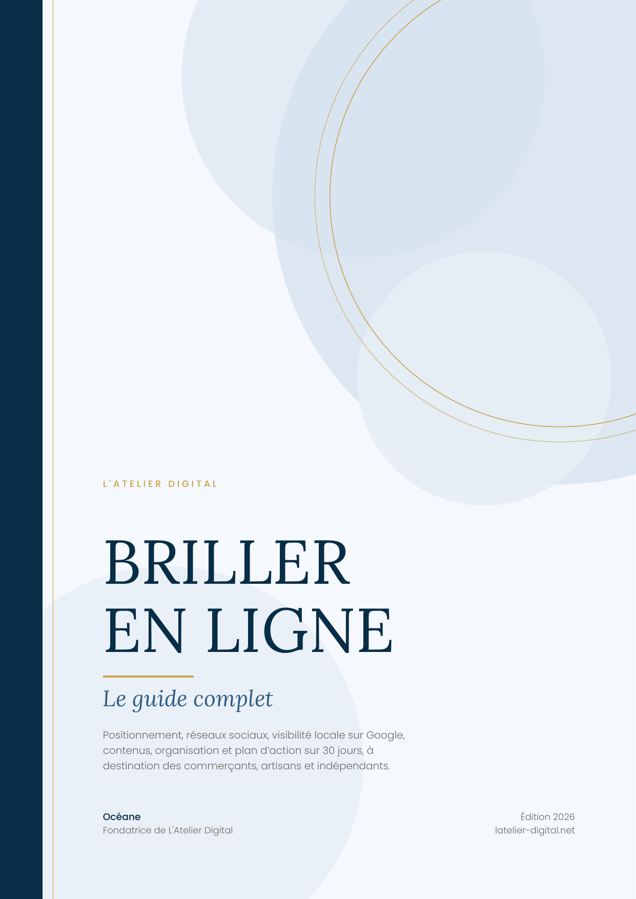 Couverture du guide Briller en ligne – L’Atelier Digital
